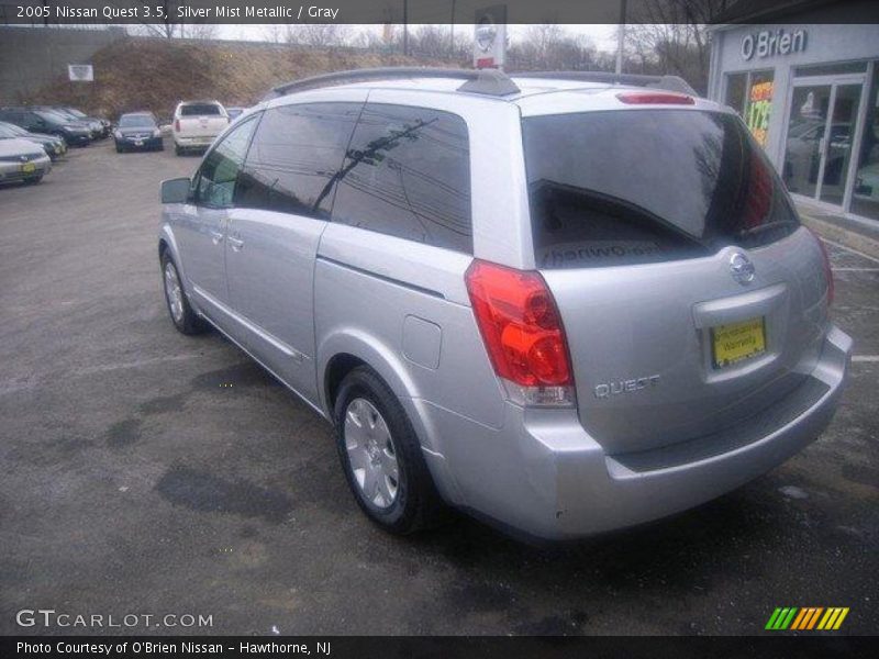 Silver Mist Metallic / Gray 2005 Nissan Quest 3.5