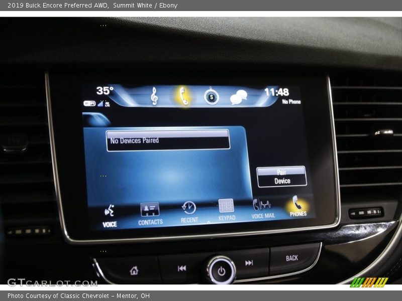 Summit White / Ebony 2019 Buick Encore Preferred AWD