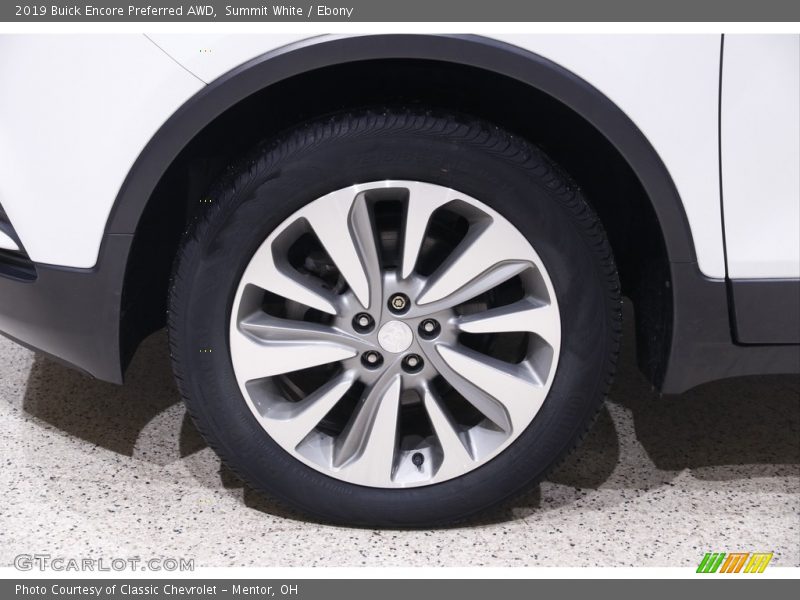 Summit White / Ebony 2019 Buick Encore Preferred AWD