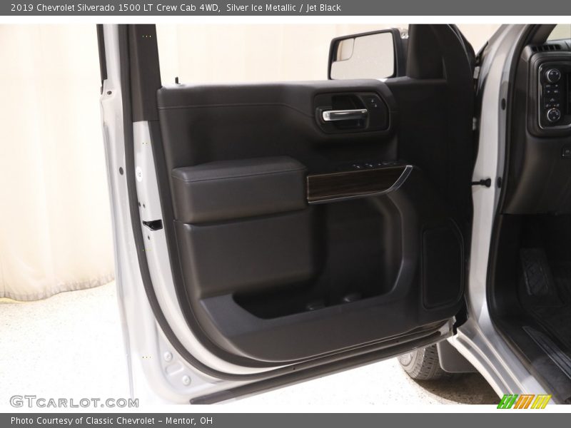 Silver Ice Metallic / Jet Black 2019 Chevrolet Silverado 1500 LT Crew Cab 4WD