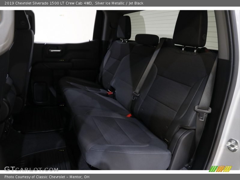 Silver Ice Metallic / Jet Black 2019 Chevrolet Silverado 1500 LT Crew Cab 4WD