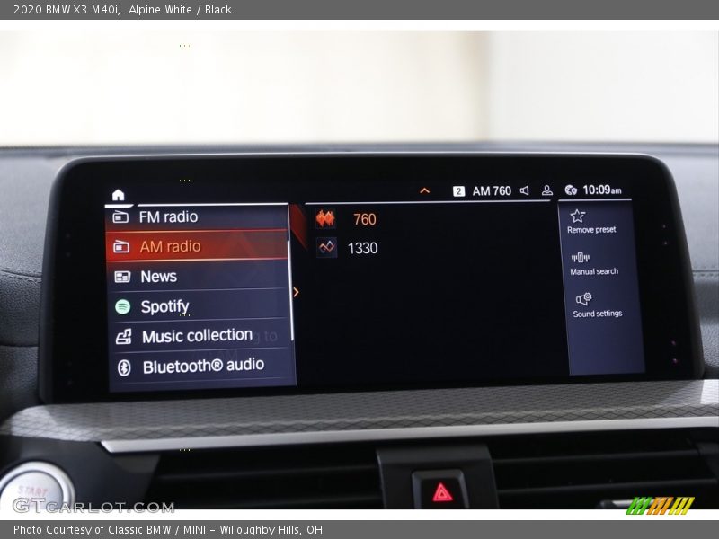 Alpine White / Black 2020 BMW X3 M40i