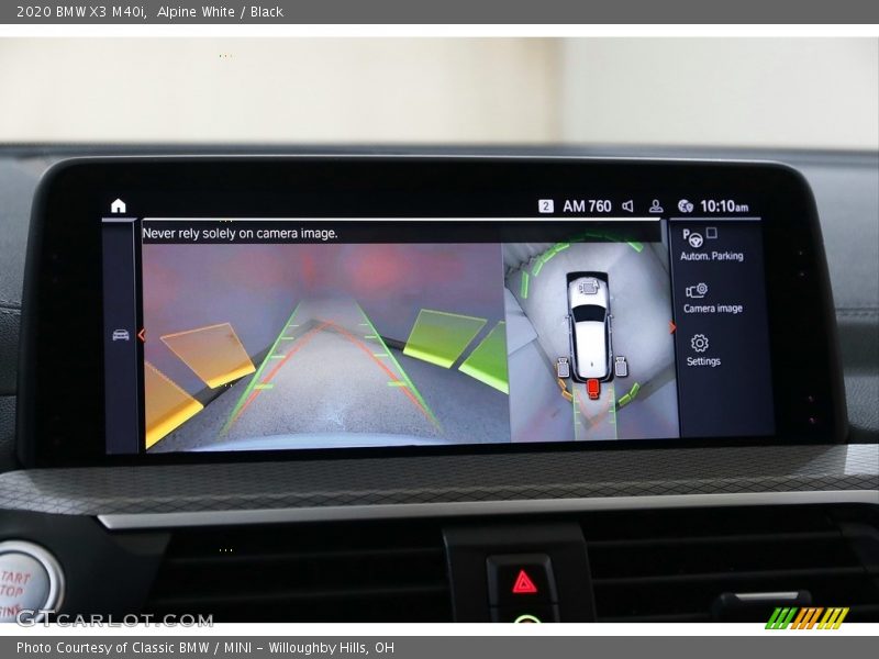 Alpine White / Black 2020 BMW X3 M40i