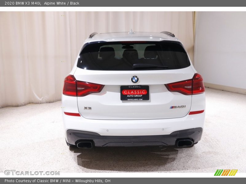 Alpine White / Black 2020 BMW X3 M40i