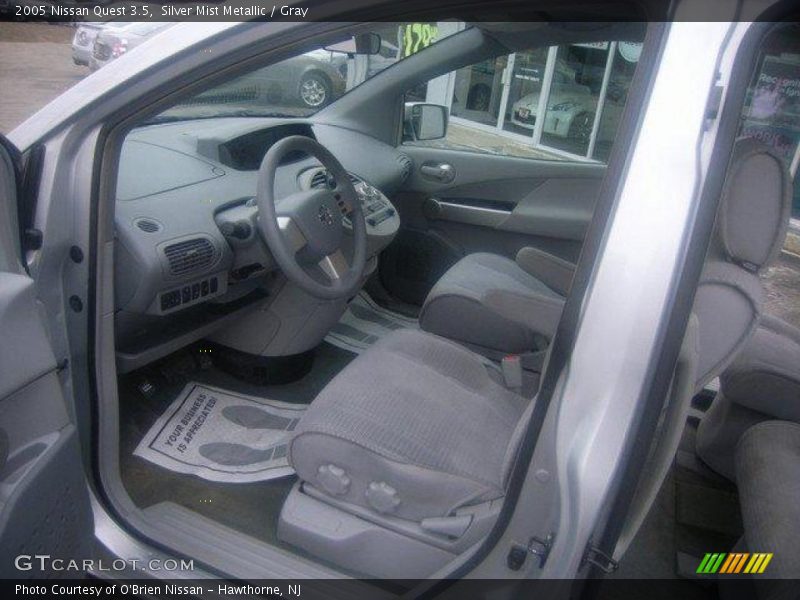 Silver Mist Metallic / Gray 2005 Nissan Quest 3.5