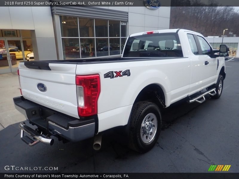 Oxford White / Earth Gray 2018 Ford F250 Super Duty XL SuperCab 4x4