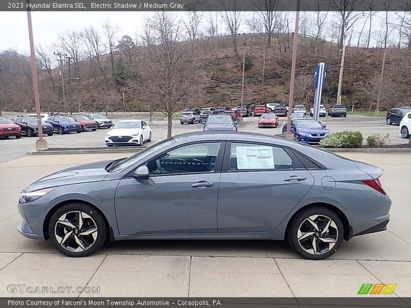 Electric Shadow / Medium Gray 2023 Hyundai Elantra SEL