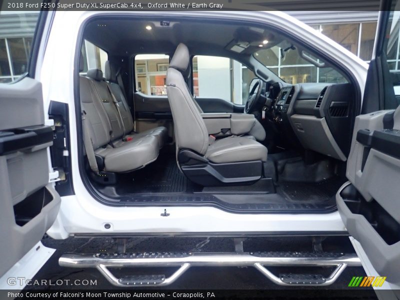 Oxford White / Earth Gray 2018 Ford F250 Super Duty XL SuperCab 4x4