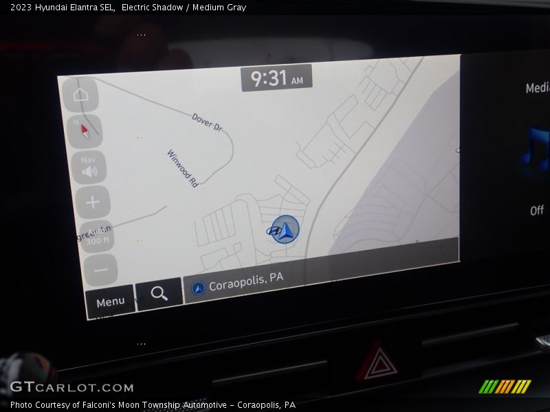 Electric Shadow / Medium Gray 2023 Hyundai Elantra SEL