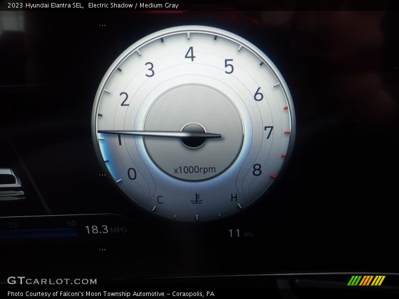 Electric Shadow / Medium Gray 2023 Hyundai Elantra SEL