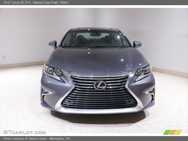 Nebula Gray Pearl / Black 2017 Lexus ES 350