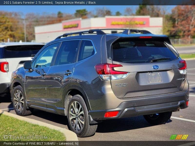 Sepia Bronze Metallic / Black 2021 Subaru Forester 2.5i Limited