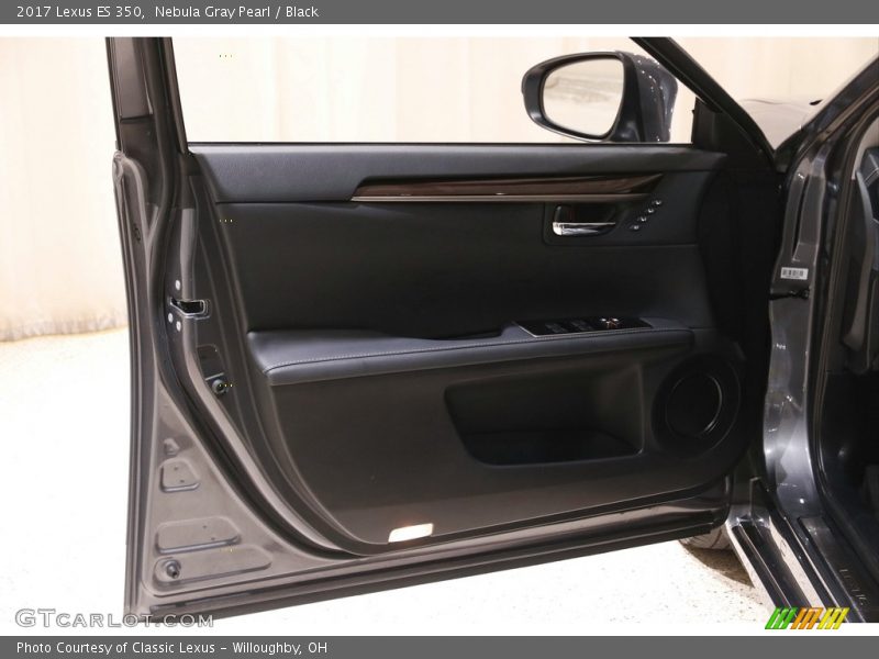 Nebula Gray Pearl / Black 2017 Lexus ES 350
