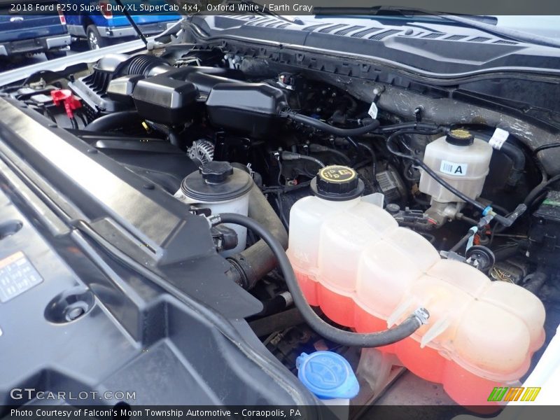Oxford White / Earth Gray 2018 Ford F250 Super Duty XL SuperCab 4x4