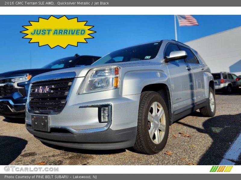 Quicksilver Metallic / Jet Black 2016 GMC Terrain SLE AWD