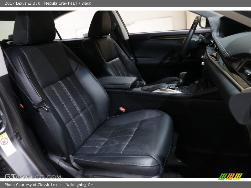 Nebula Gray Pearl / Black 2017 Lexus ES 350