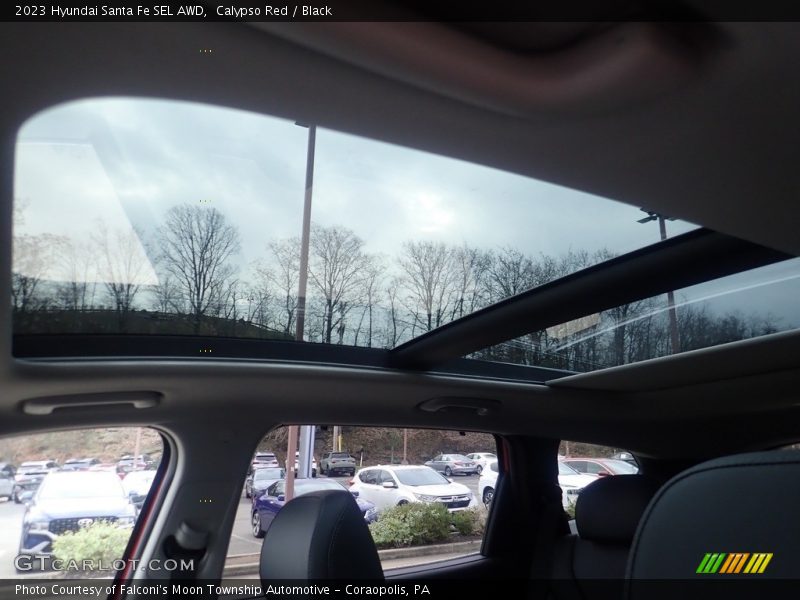Calypso Red / Black 2023 Hyundai Santa Fe SEL AWD
