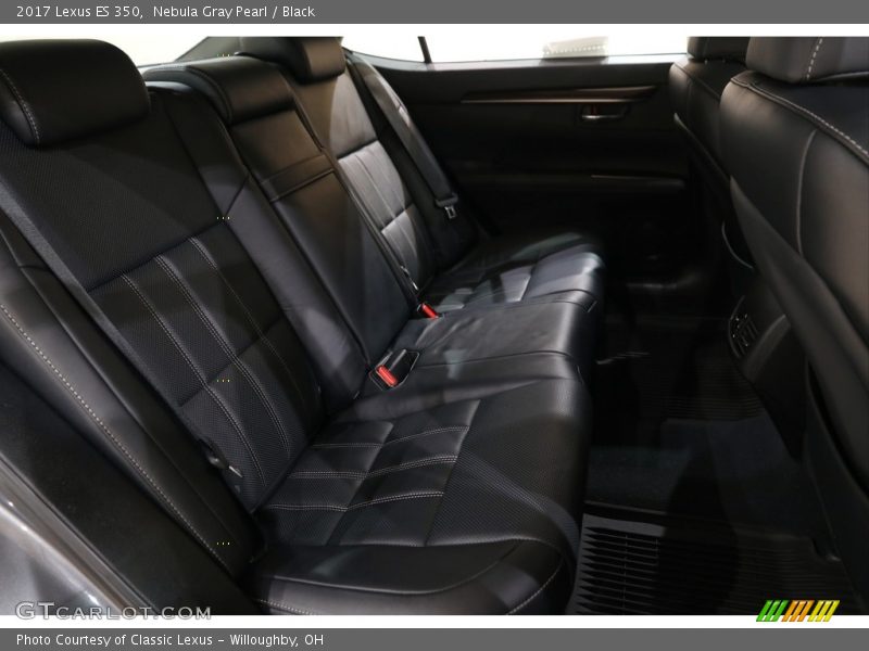 Nebula Gray Pearl / Black 2017 Lexus ES 350
