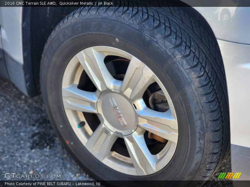 Quicksilver Metallic / Jet Black 2016 GMC Terrain SLE AWD