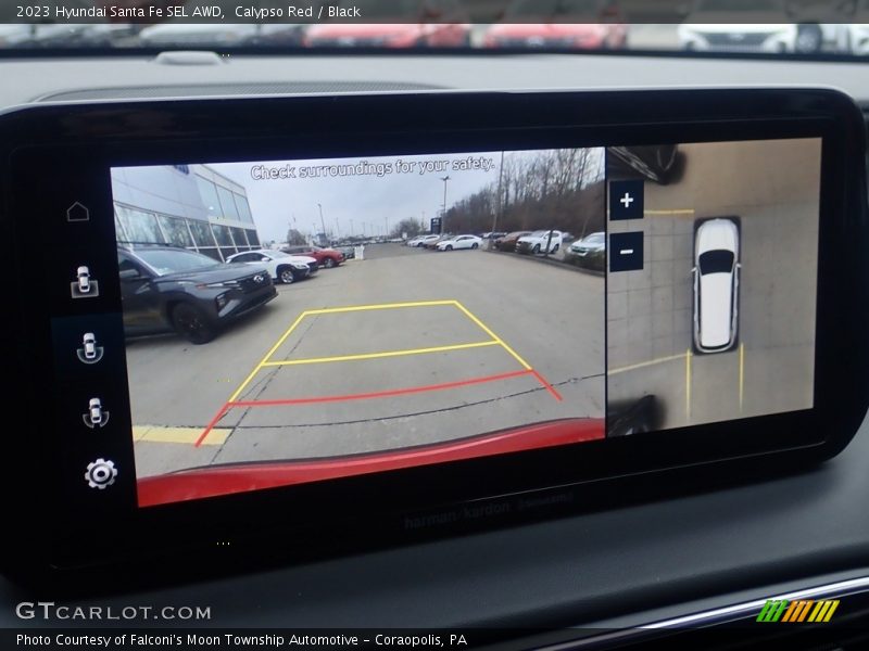 Calypso Red / Black 2023 Hyundai Santa Fe SEL AWD
