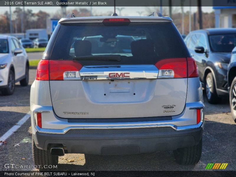Quicksilver Metallic / Jet Black 2016 GMC Terrain SLE AWD