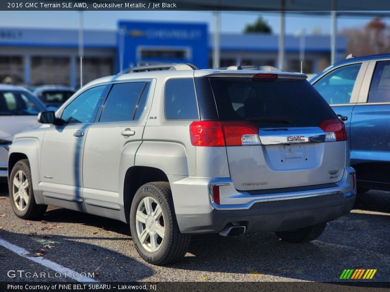 Quicksilver Metallic / Jet Black 2016 GMC Terrain SLE AWD