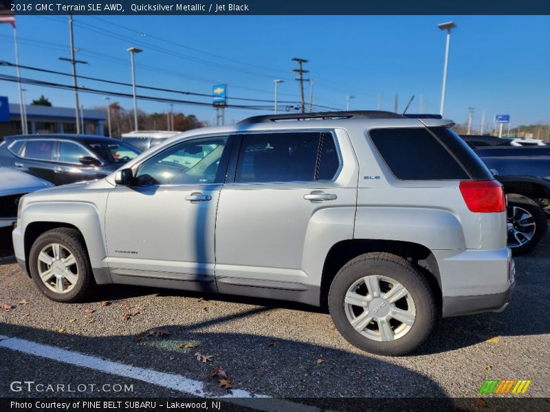 Quicksilver Metallic / Jet Black 2016 GMC Terrain SLE AWD