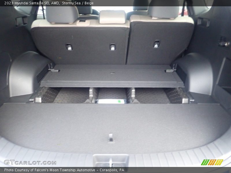 Stormy Sea / Beige 2023 Hyundai Santa Fe SEL AWD