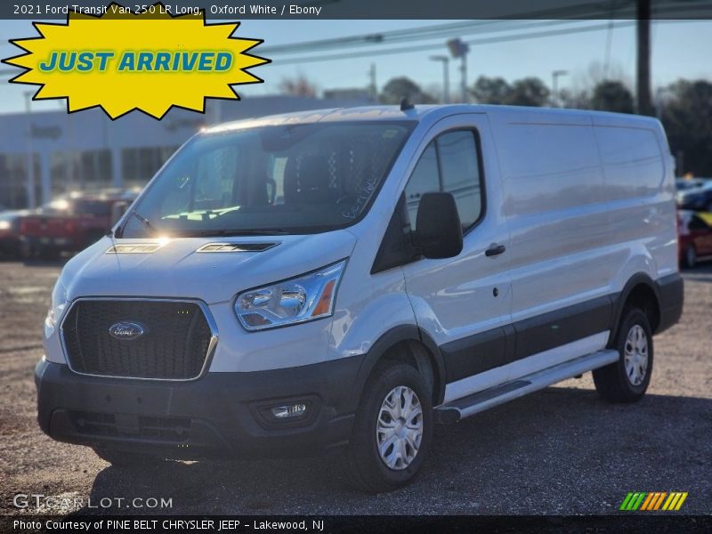Oxford White / Ebony 2021 Ford Transit Van 250 LR Long