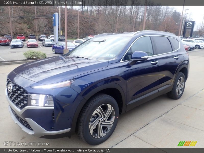 Front 3/4 View of 2023 Santa Fe SEL AWD