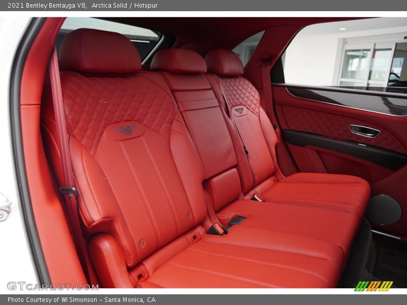 Rear Seat of 2021 Bentayga V8