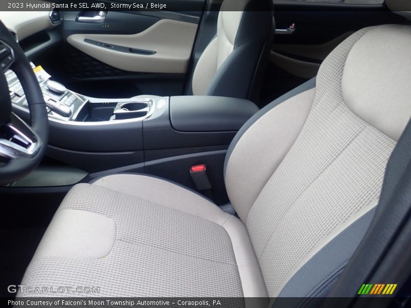 Front Seat of 2023 Santa Fe SEL AWD