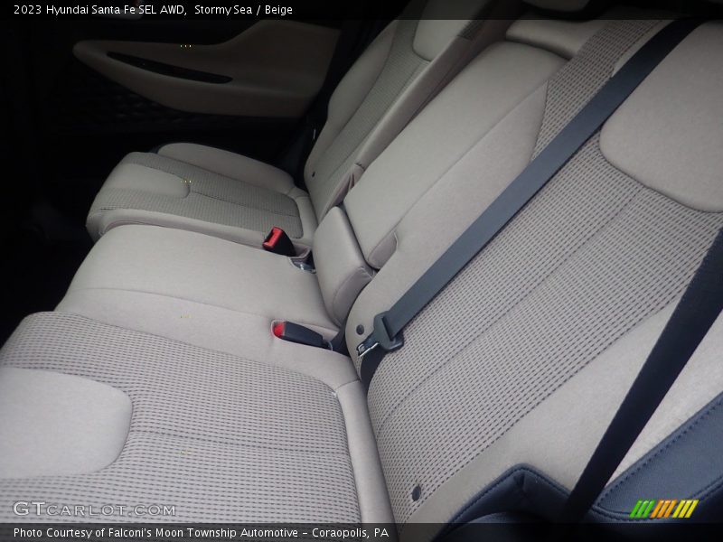 Rear Seat of 2023 Santa Fe SEL AWD