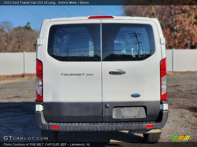Oxford White / Ebony 2021 Ford Transit Van 250 LR Long