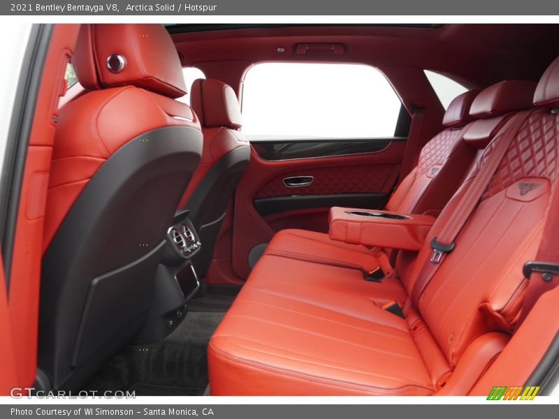 Rear Seat of 2021 Bentayga V8