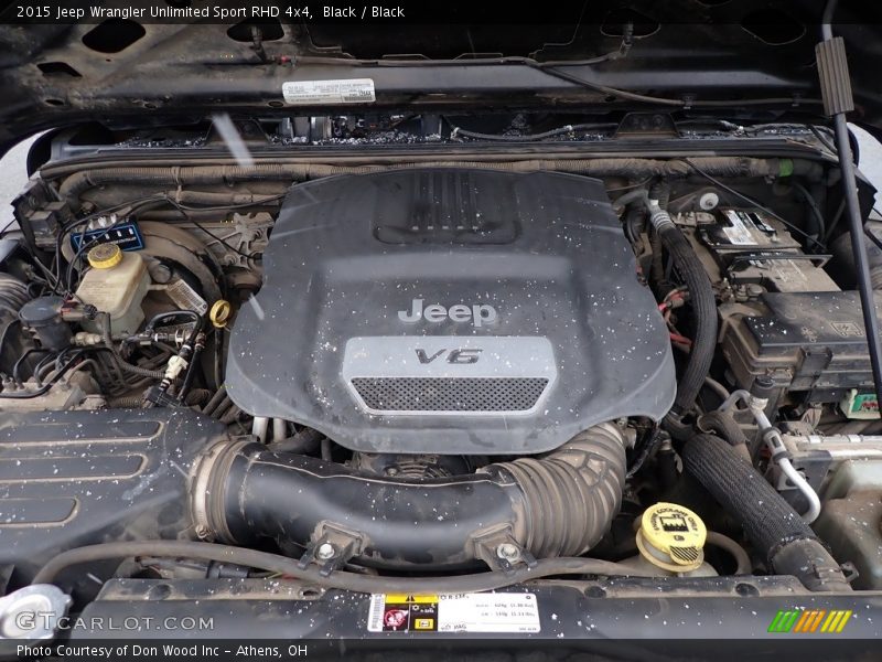 Black / Black 2015 Jeep Wrangler Unlimited Sport RHD 4x4