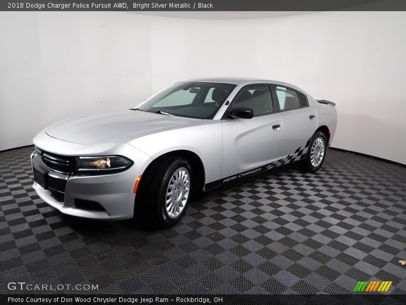 Front 3/4 View of 2018 Charger Police Pursuit AWD