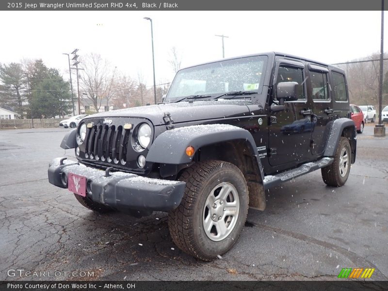 Black / Black 2015 Jeep Wrangler Unlimited Sport RHD 4x4