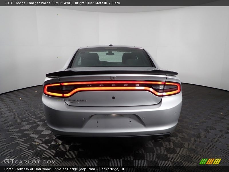 Bright Silver Metallic / Black 2018 Dodge Charger Police Pursuit AWD