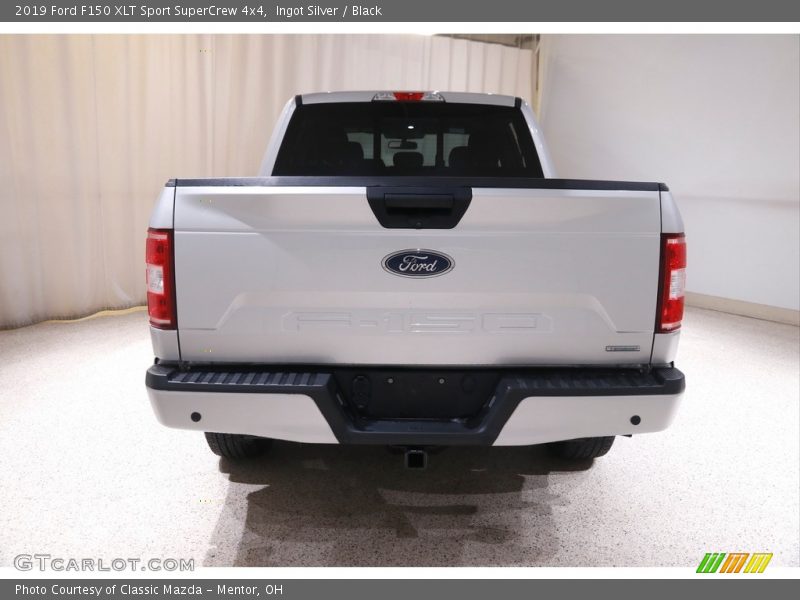 Ingot Silver / Black 2019 Ford F150 XLT Sport SuperCrew 4x4