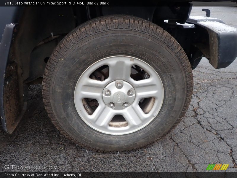 Black / Black 2015 Jeep Wrangler Unlimited Sport RHD 4x4