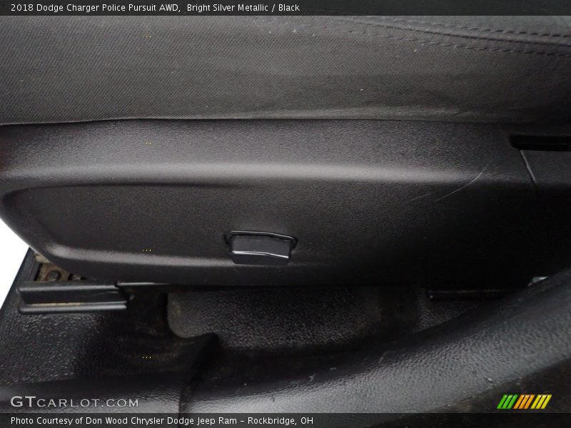 Bright Silver Metallic / Black 2018 Dodge Charger Police Pursuit AWD