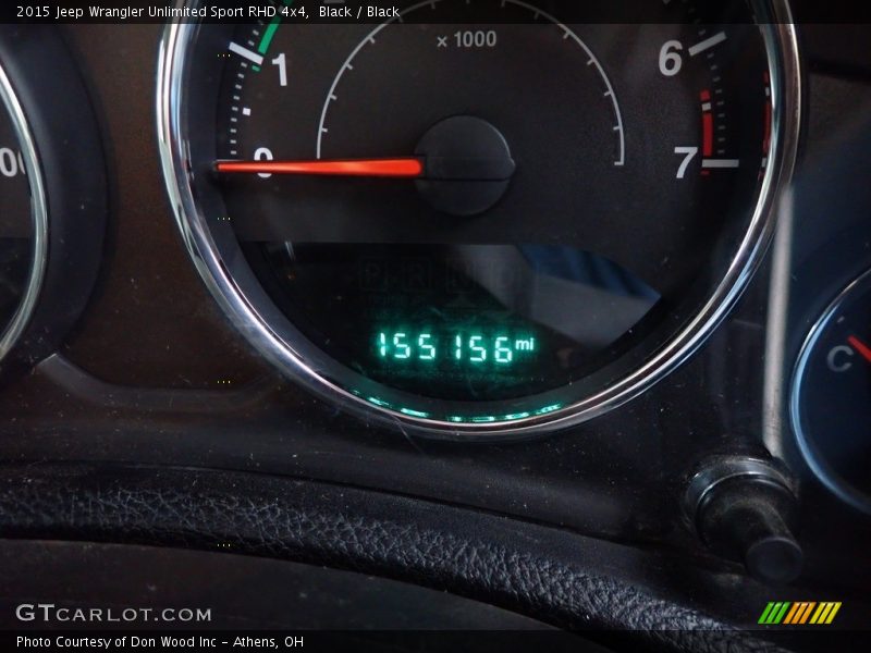 Black / Black 2015 Jeep Wrangler Unlimited Sport RHD 4x4