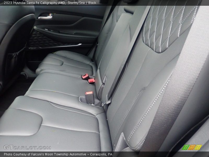 Stormy Sea / Black 2023 Hyundai Santa Fe Calligraphy AWD
