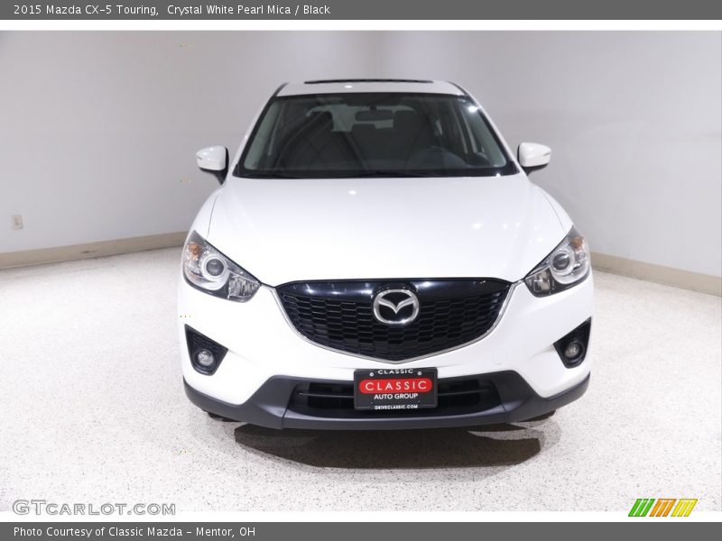 Crystal White Pearl Mica / Black 2015 Mazda CX-5 Touring