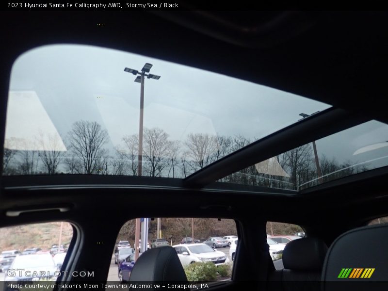 Stormy Sea / Black 2023 Hyundai Santa Fe Calligraphy AWD