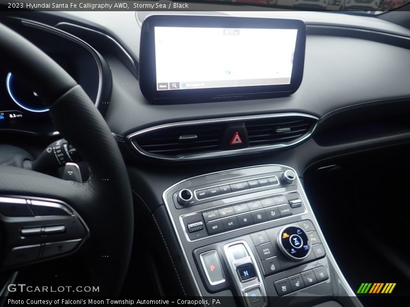 Stormy Sea / Black 2023 Hyundai Santa Fe Calligraphy AWD