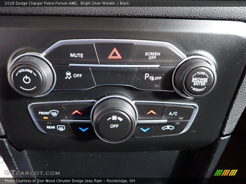 Controls of 2018 Charger Police Pursuit AWD