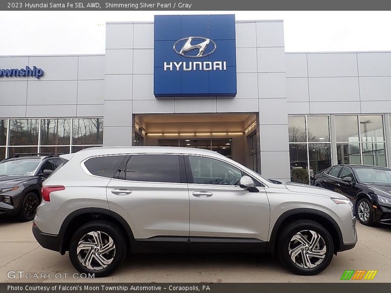 2023 Santa Fe SEL AWD Shimmering Silver Pearl