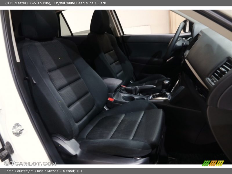 Crystal White Pearl Mica / Black 2015 Mazda CX-5 Touring